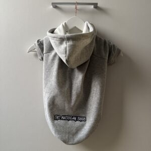 sudadera perro gris
