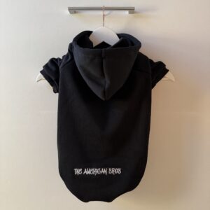 sudadera para perro negra