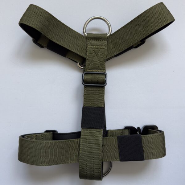 arnes verde militar para perros